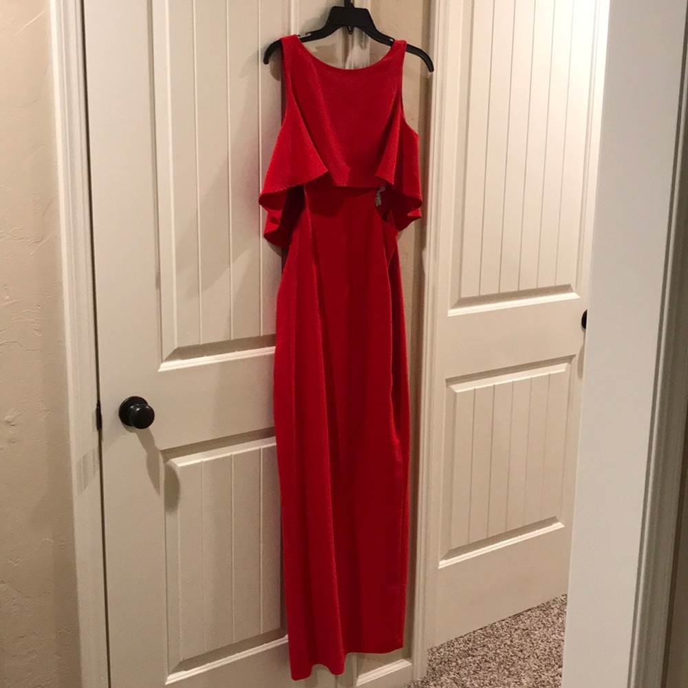 Red formal dress - Badgley Mischka